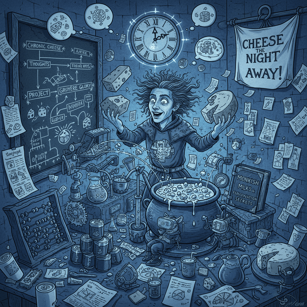 ADHD brain goes brrr at 3am learning about medieval cheese production