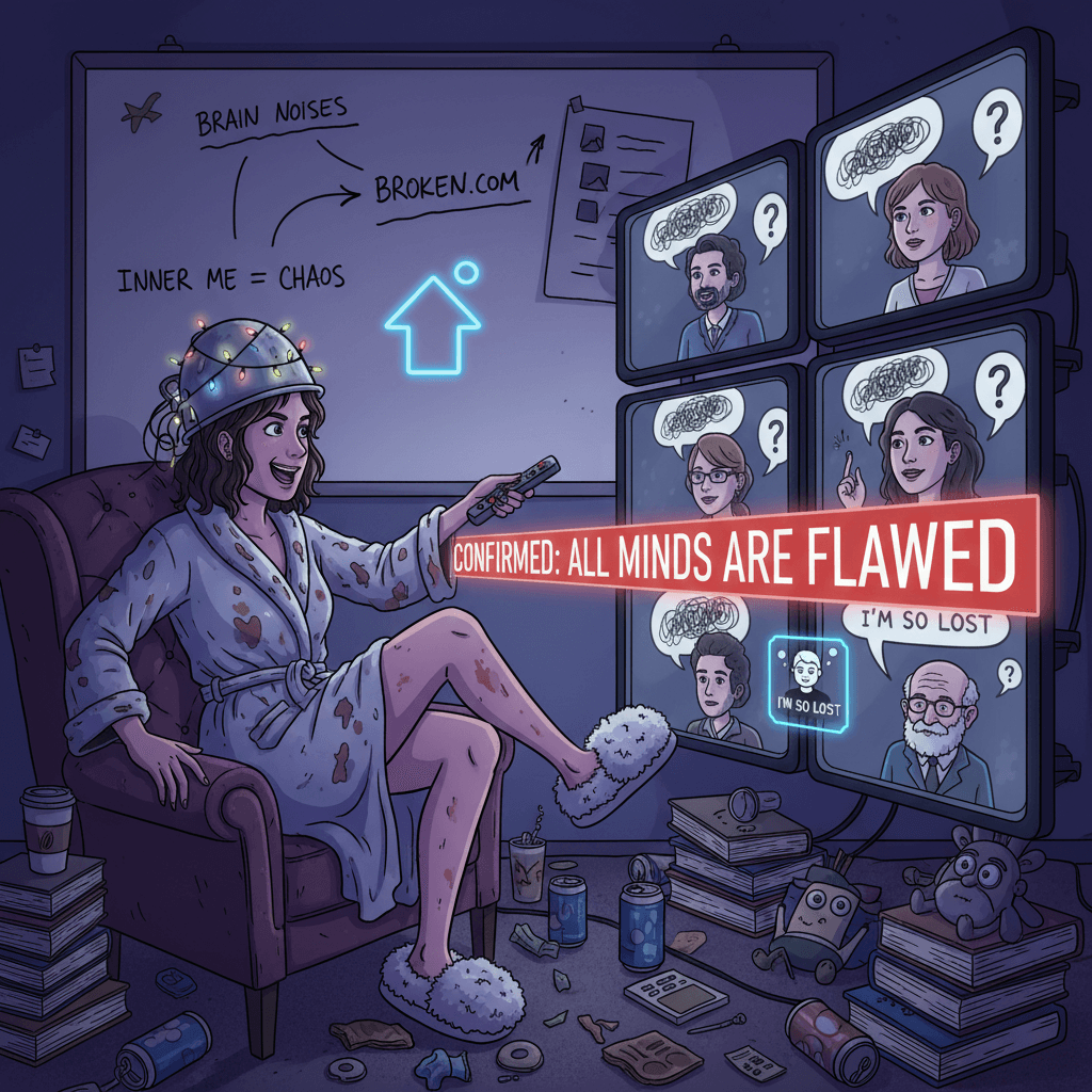 psychology student discovers internal monologues, declares everyone broken