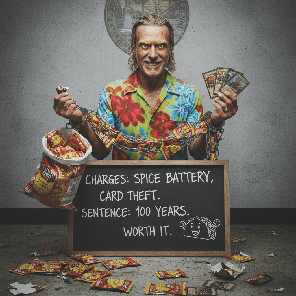 Man weaponizes seasoning packets in $1k+ card heist, faces decade sentences