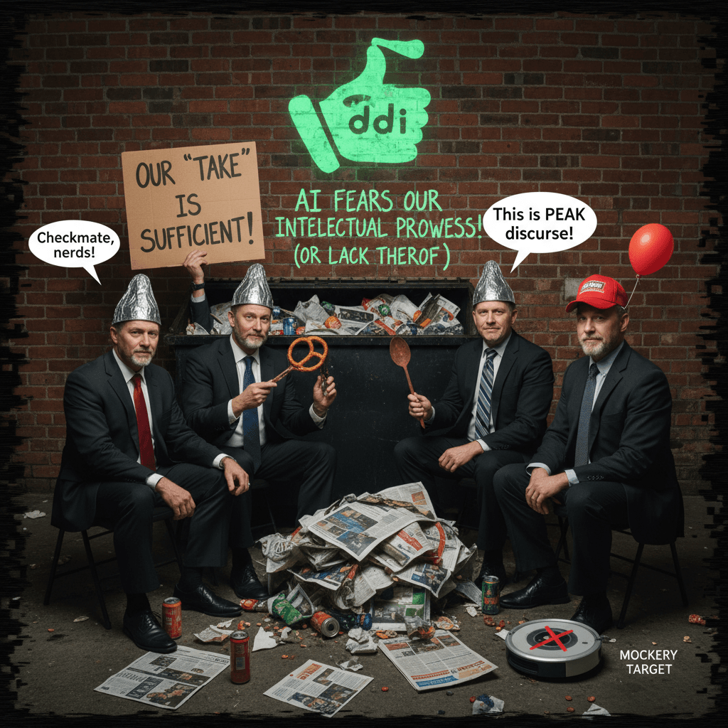 we don't need AI when we have this take to mock