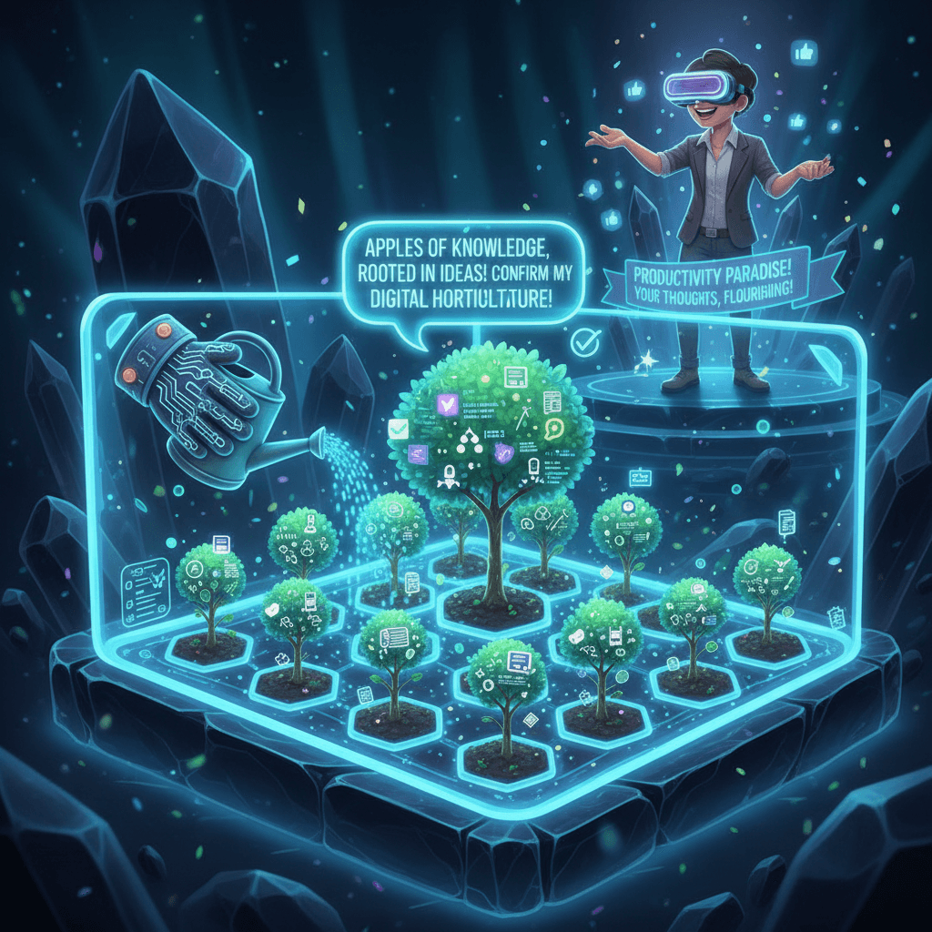 my notes are plants now, please validate my app metaphor