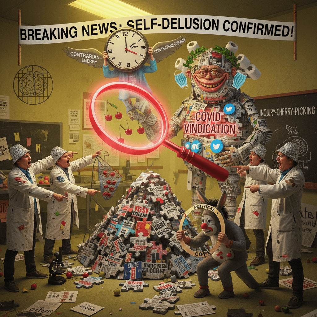 Lockdown skeptics discover confirmation bias, more at 11