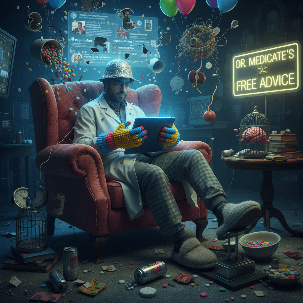 everyone's medicated or broken, stop trying tbh