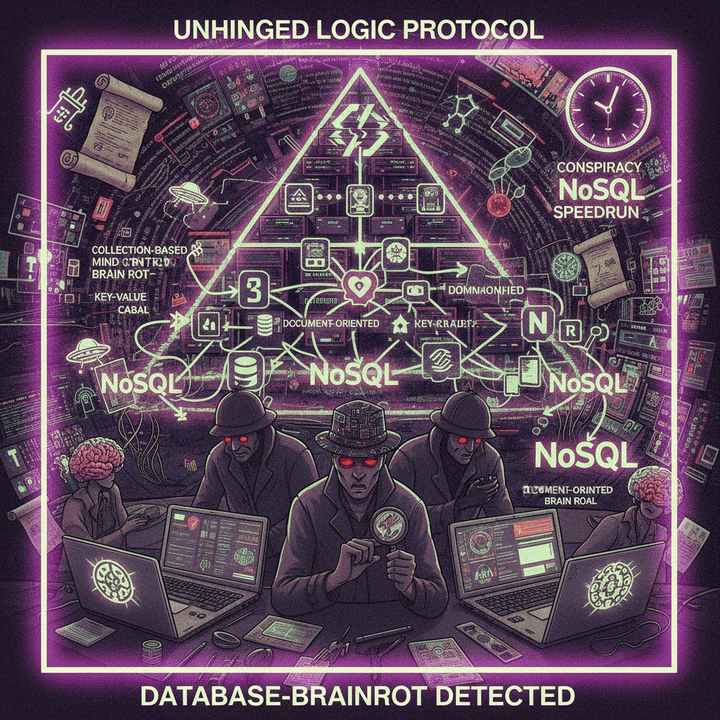 NoSQL is the new Illuminati apparently