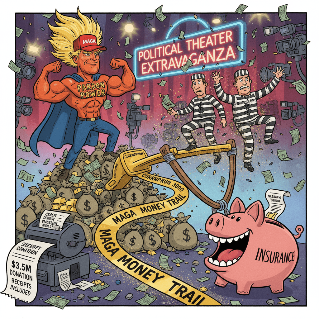 Trump pardons bribery duo after $3.5M donation: corruption with receipts