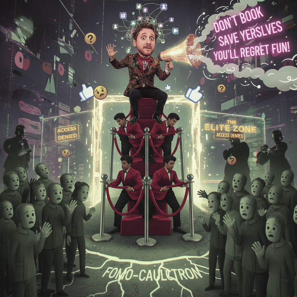 YouTuber discovers exclusive parties exist, immediately warns normies they'll regret it anyway