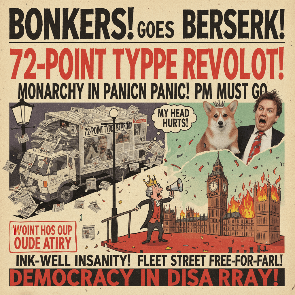 Express loses its mind with 72pt font screaming for PM resignation