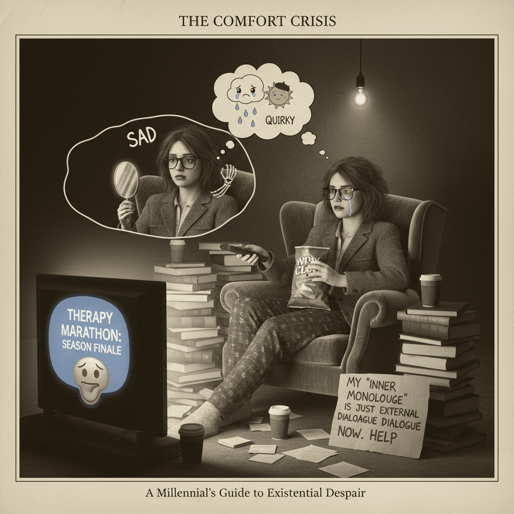 Psychology major discovers talking to yourself is actually sad, not quirky