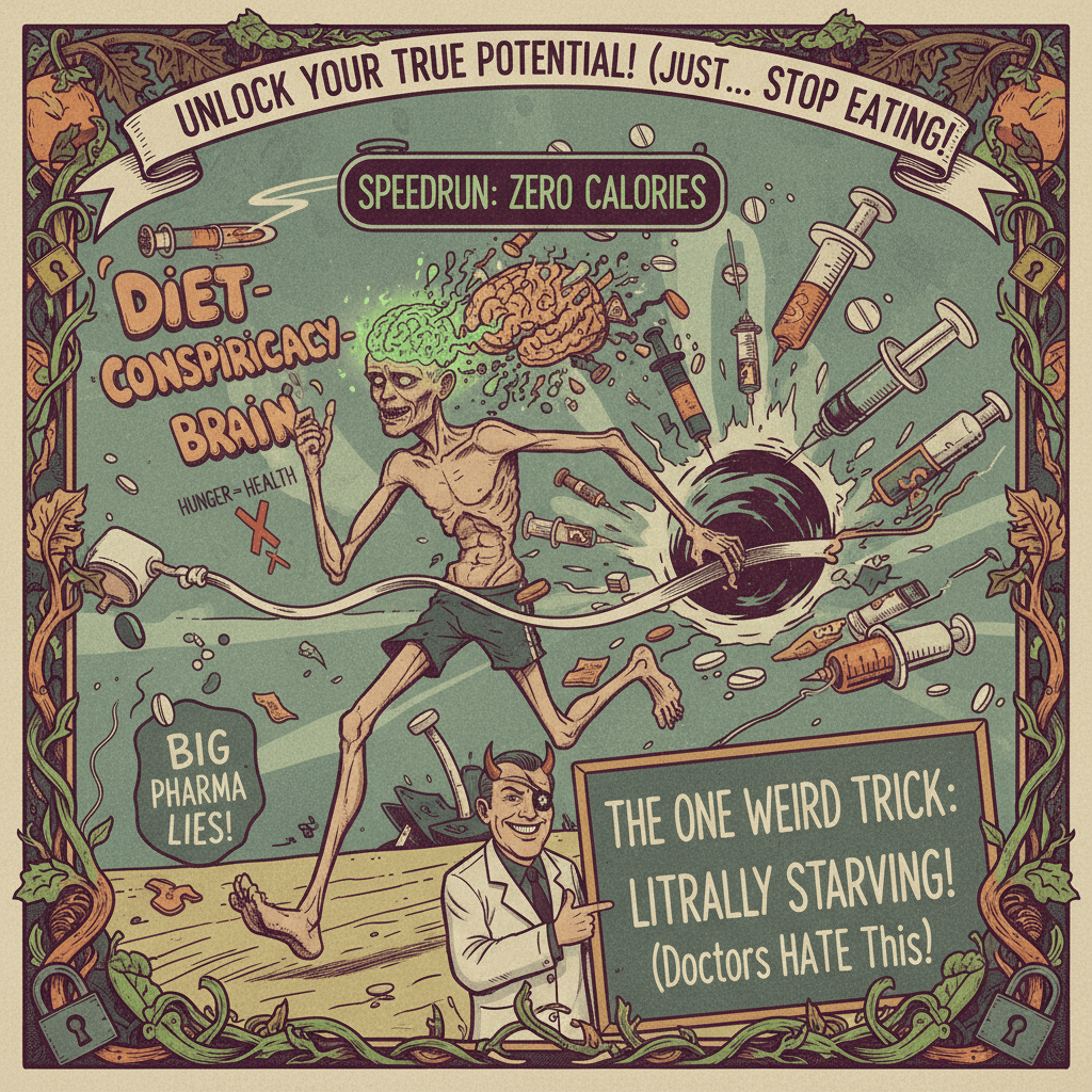 Big Pharma doesn't want you knowing about THIS one weird trick: literally starving