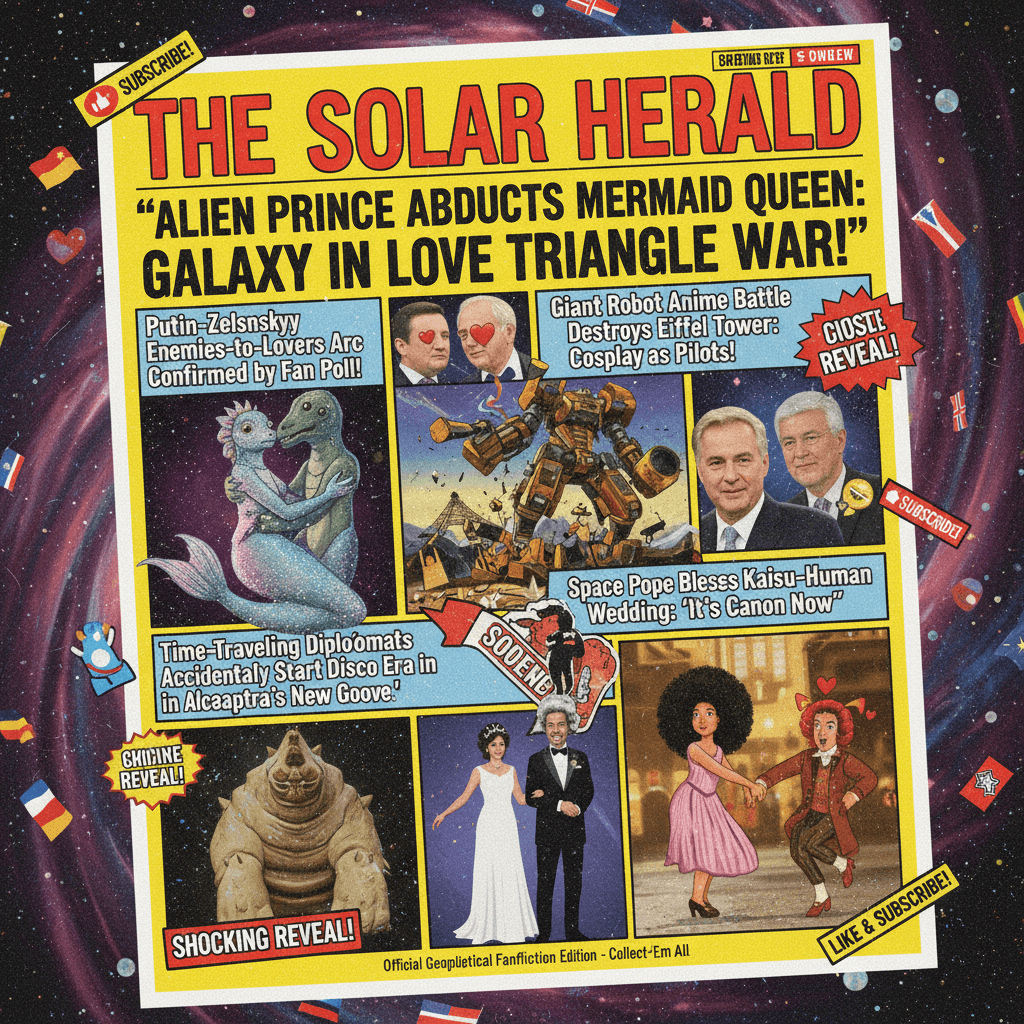 Sun headlines if they wrote fanfiction about international incidents