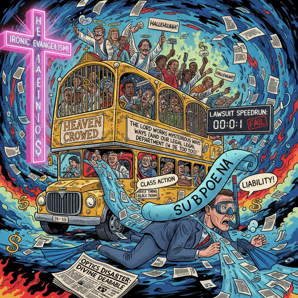 heaven crowded tour ft. guy drowning in lawsuits. real ones know timing