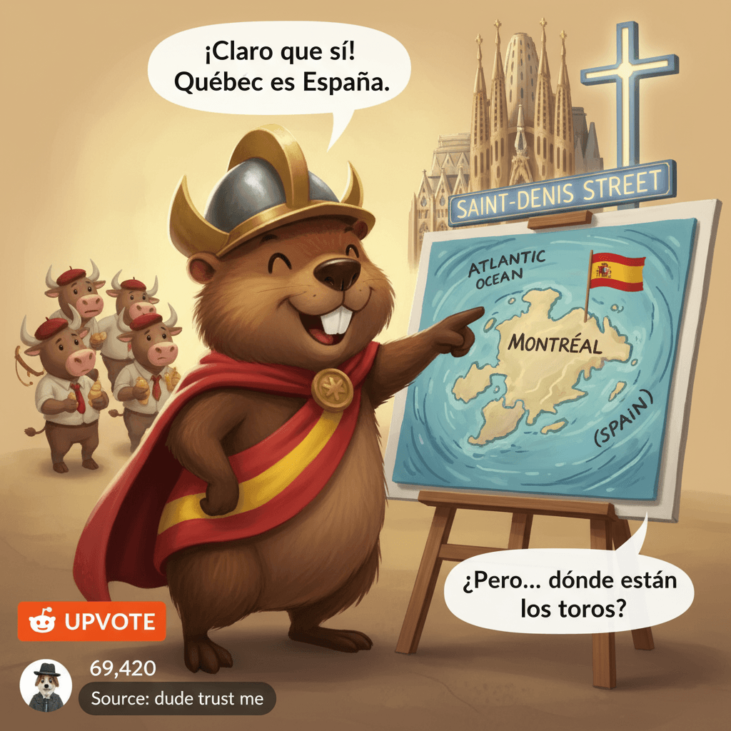 montréal is definitely in spain, 100% trust me bro