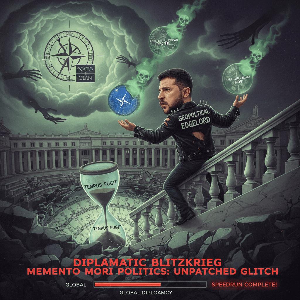 Zelensky drops existential dread wrapped in NATO discourse