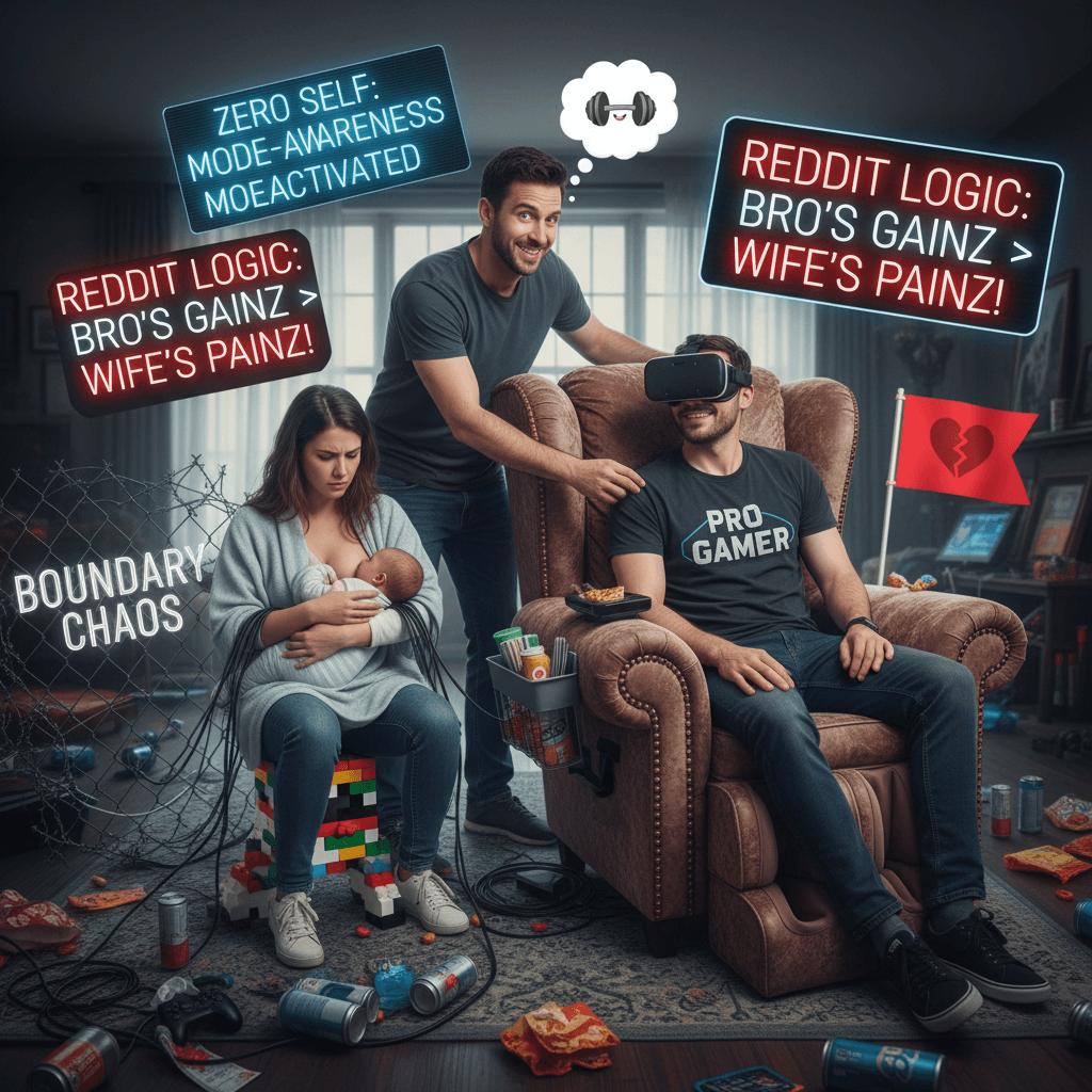 Guy prioritizes brother's comfort over wife's breastfeeding convenience