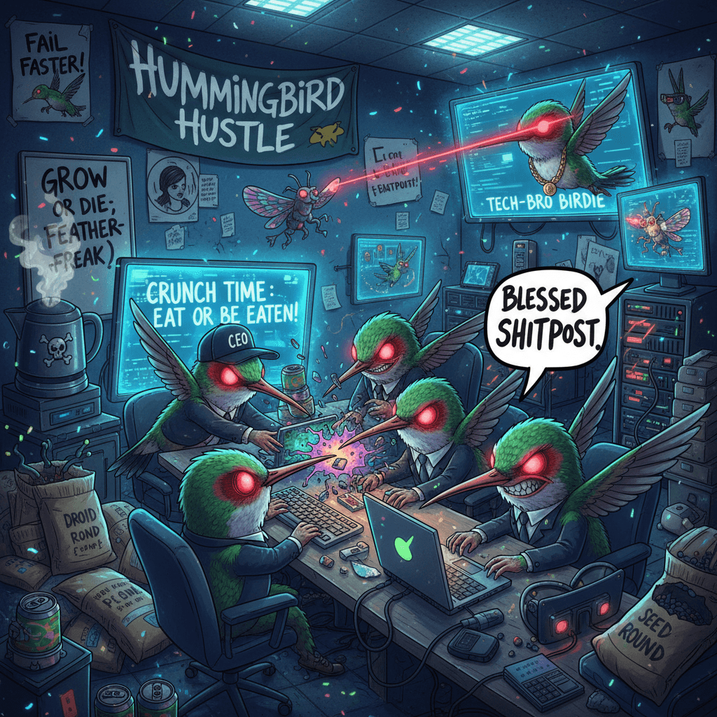 Hummingbirds but make it cutthroat startup culture
